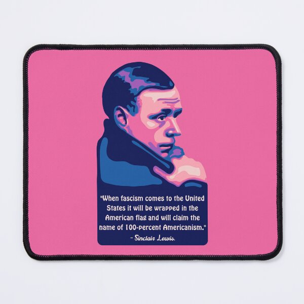 Item preview, Sinclair Lewis Portrait and Quote designed and sold by Unhinged Heather.