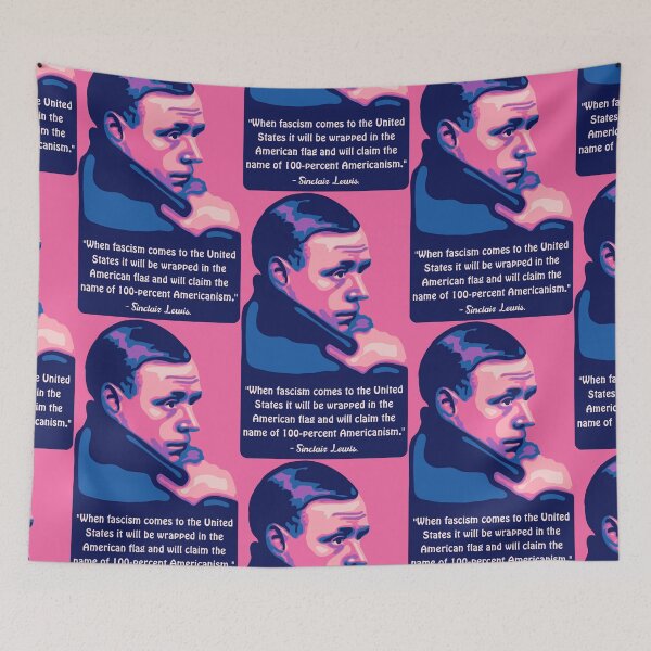 Item preview, Sinclair Lewis Portrait and Quote designed and sold by Unhinged Heather.