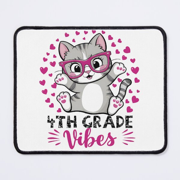Item preview, 4Th Fourth Grade Vibes Cute Cat Student Teacher Back To School designed and sold by Smix Pixels.
