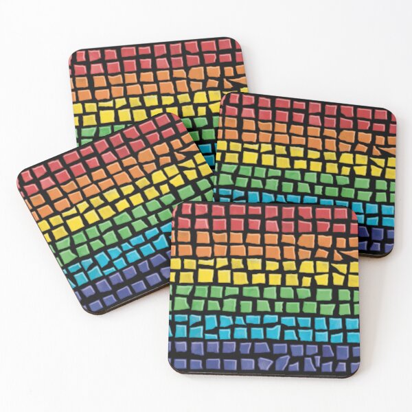 Item preview, Rainbow Mosaic at Sackville Gardens, Canal Street, Manchester designed and sold by MadeByGeeClowes.