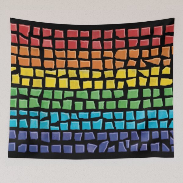 Item preview, Rainbow Mosaic at Sackville Gardens, Canal Street, Manchester designed and sold by MadeByGeeClowes.
