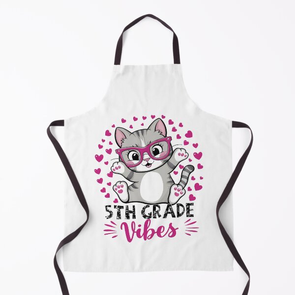 Item preview, 5Th Fifth Grade Vibes Cute Cat Student Teacher Back To School designed and sold by Smix Pixels.