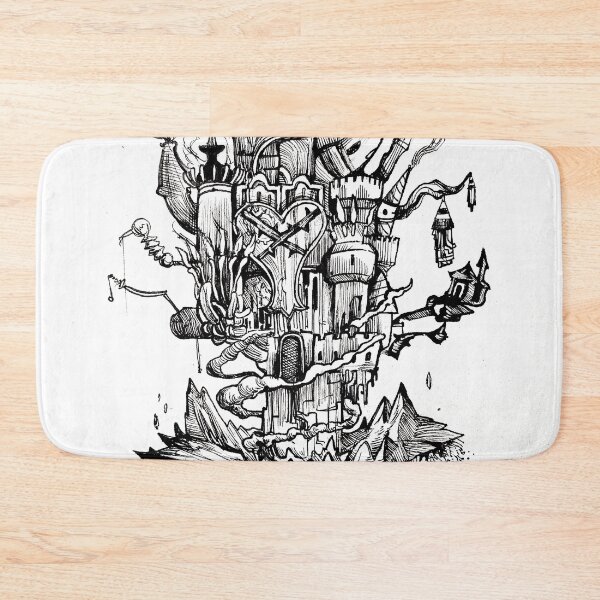 Item preview, Kingdom Hearts 1 Hollow Bastion designed and sold by Inkhov Art.