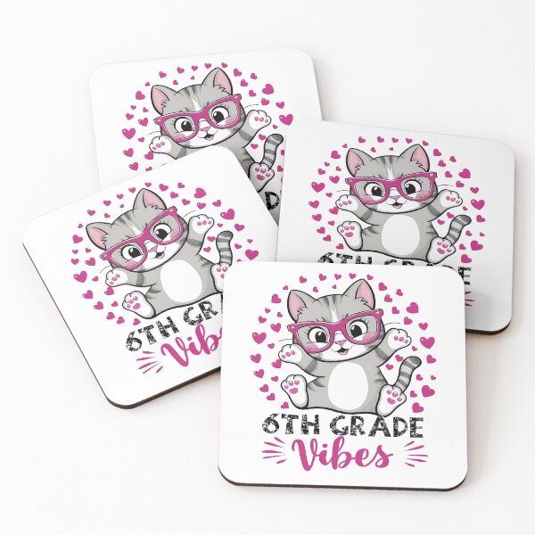 Item preview,  6Th Fifth Grade Vibes Cute Cat Student Teacher Back To School  designed and sold by Smix Pixels.