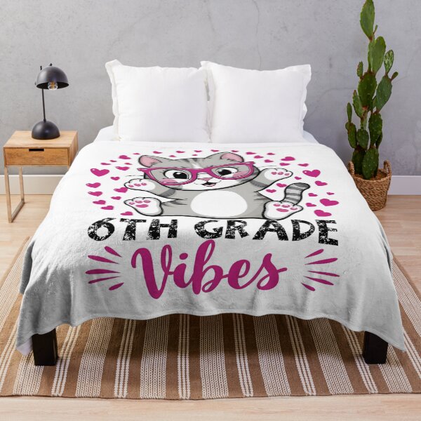 Item preview, 6Th Fifth Grade Vibes Cute Cat Student Teacher Back To School designed and sold by Smix Pixels.