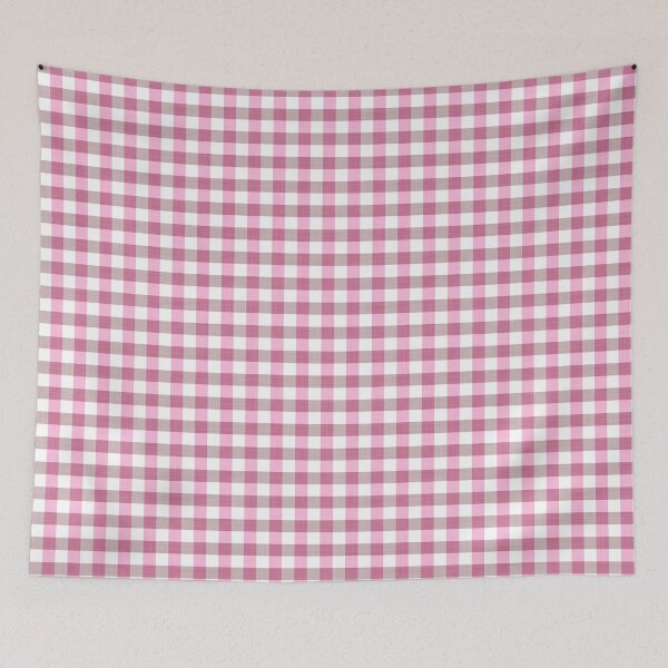 Item preview, Pink Gingham Pattern Mini designed and sold by kalaauniverse_art_studio.