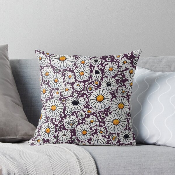 Item preview, White DaisyFlowers with small living thing  designed and sold by Nanthanon.