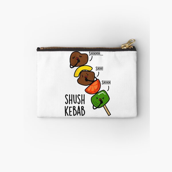 Item preview, Shush Kebab Funny Food Pun  designed and sold by punnybone.