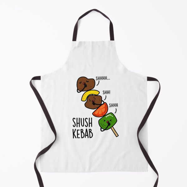 Item preview, Shush Kebab Funny Food Pun designed and sold by punnybone.