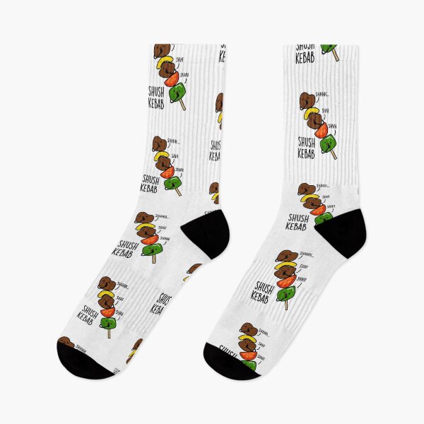 Item preview, Shush Kebab Funny Food Pun  designed and sold by punnybone.