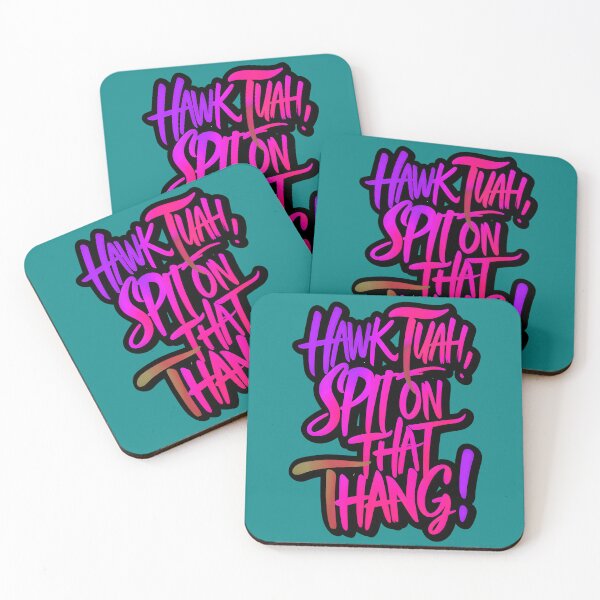 Artikelvorschau, Hawk Tuah Spit On That Thang Meme Zitat im Graffiti-Stil entworfen und verkauft von TheArtOfPat.