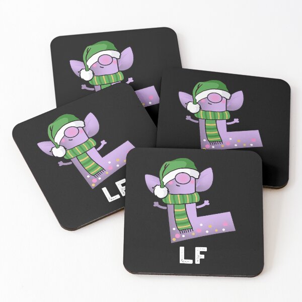Item preview, Lf Funny Letter L Pun (Dark BG) designed and sold by punnybone.