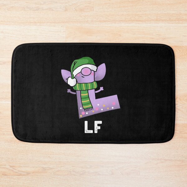 Item preview, Lf Funny Letter L Pun (Dark BG) designed and sold by punnybone.