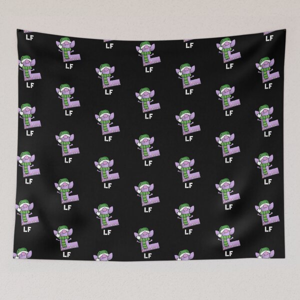 Item preview, Lf Funny Letter L Pun (Dark BG) designed and sold by punnybone.