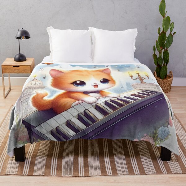 Item preview, Cat Playing Piano | Music Is Life | Cute Kitty designed and sold by Chic-Fun.