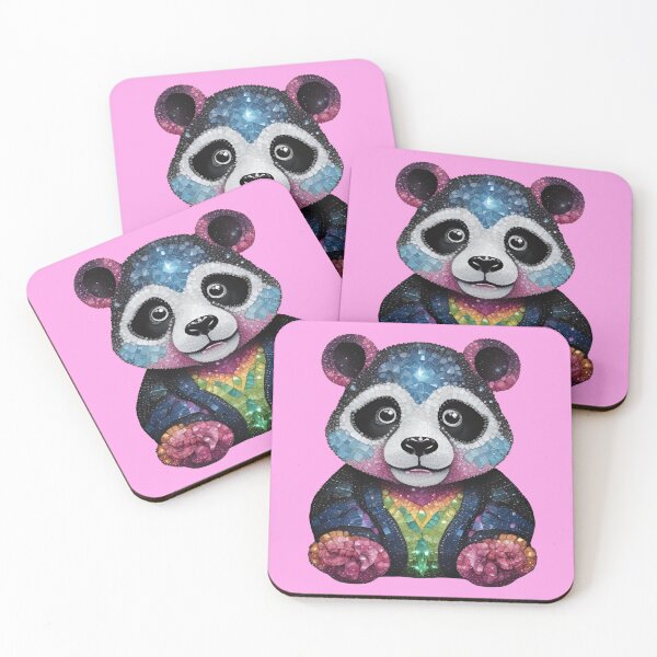 Artikelvorschau, Bunter Mosaik-Panda entworfen und verkauft von pUNKnown.