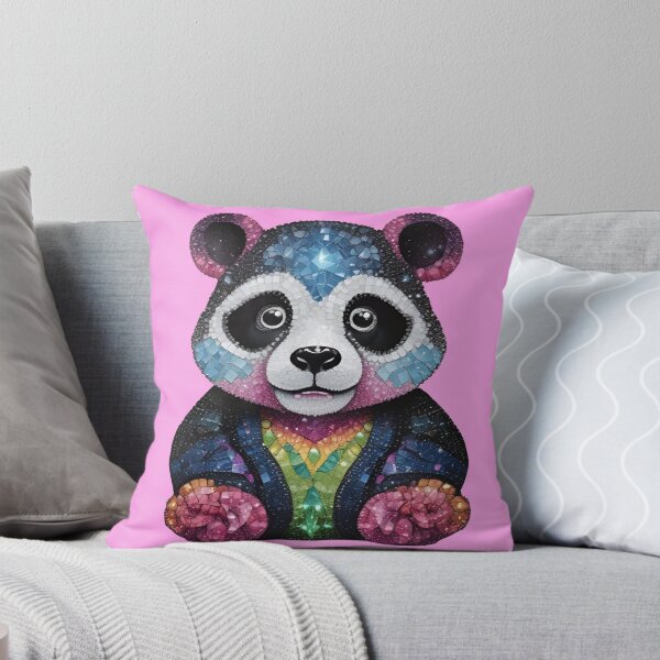 Artikelvorschau, Bunter Mosaik-Panda entworfen und verkauft von pUNKnown.