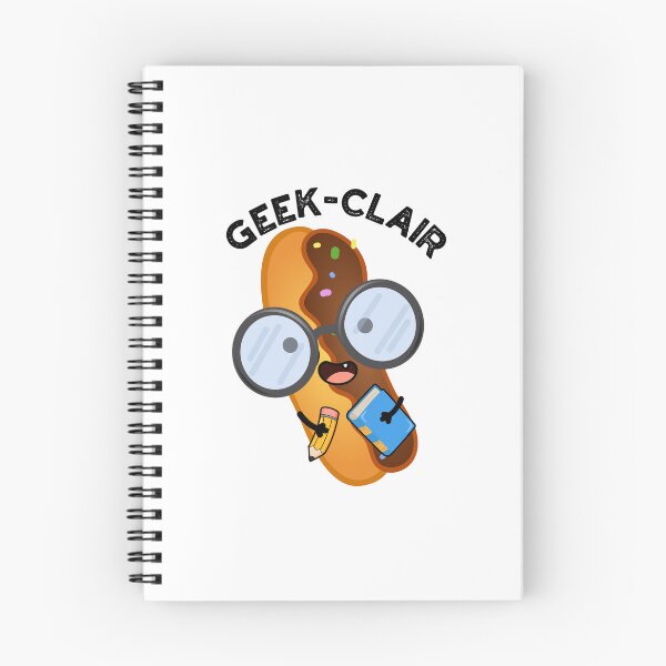 Item preview, Geek-clair Funny Eclair Pun  designed and sold by punnybone.