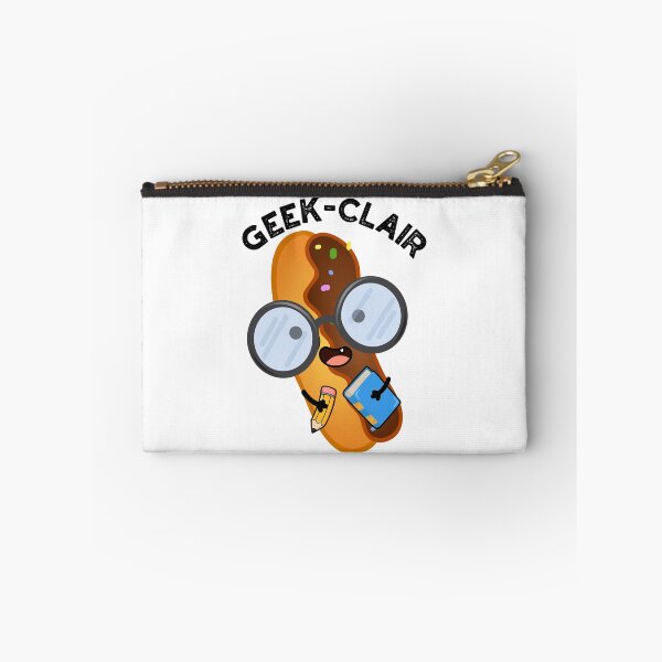 Item preview, Geek-clair Funny Eclair Pun  designed and sold by punnybone.