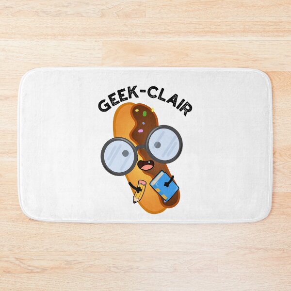 Item preview, Geek-clair Funny Eclair Pun  designed and sold by punnybone.