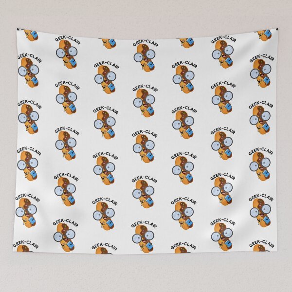 Item preview, Geek-clair Funny Eclair Pun  designed and sold by punnybone.