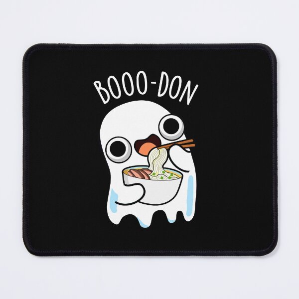 Item preview, Boo-don Funny Ghost Udon Pun (Dark BG) designed and sold by punnybone.