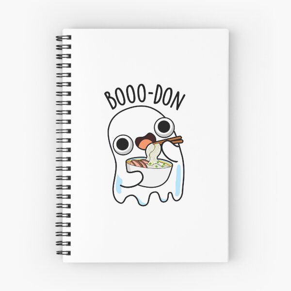 Item preview, Boo-don Funny Ghost Udon Pun  designed and sold by punnybone.