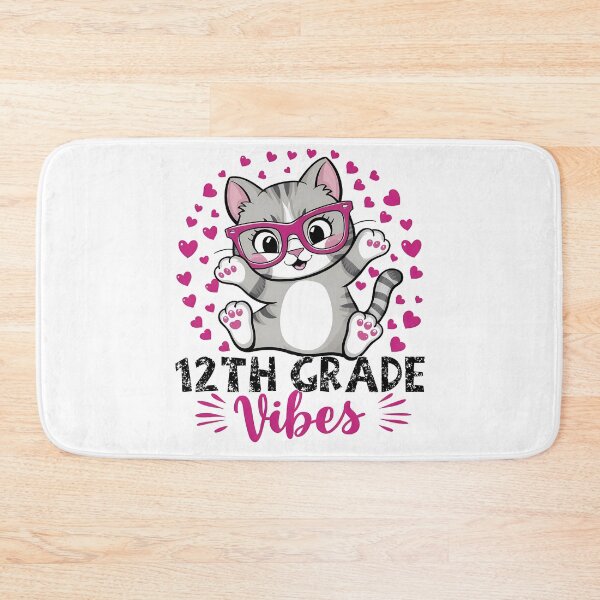 Item preview, 12Th Fifth Grade Vibes Cute Cat Student Teacher Back To School  designed and sold by Smix Pixels.