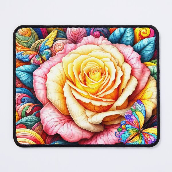 Item preview, The Blooming Yellow Rose designed and sold by connie campbell.