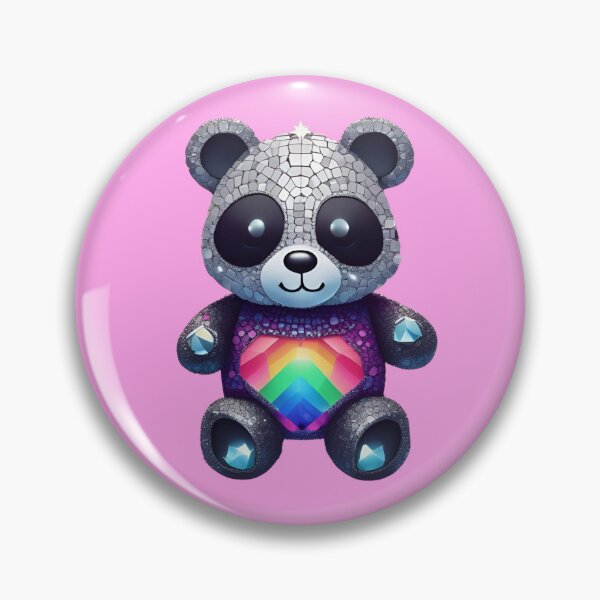 Item preview, Colourful Mosaic Rainbow Panda designed and sold by pUNKnown.