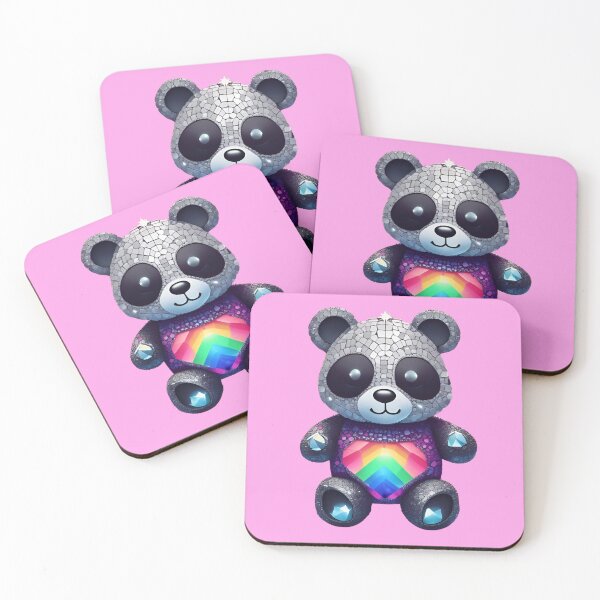 Item preview, Colourful Mosaic Rainbow Panda designed and sold by pUNKnown.