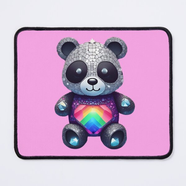 Item preview, Colourful Mosaic Rainbow Panda designed and sold by pUNKnown.