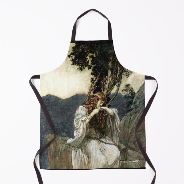 Item preview, Brünnhilde Kisses the Ring - Arthur Rackham - Ring of the Nibelung designed and sold by forgottenbeauty.