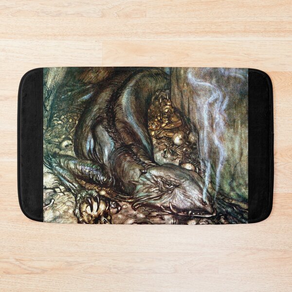 Item preview, Fafnir the Dragon - Arthur Rackham - Siegfried and the Twilight of the Gods designed and sold by forgottenbeauty.