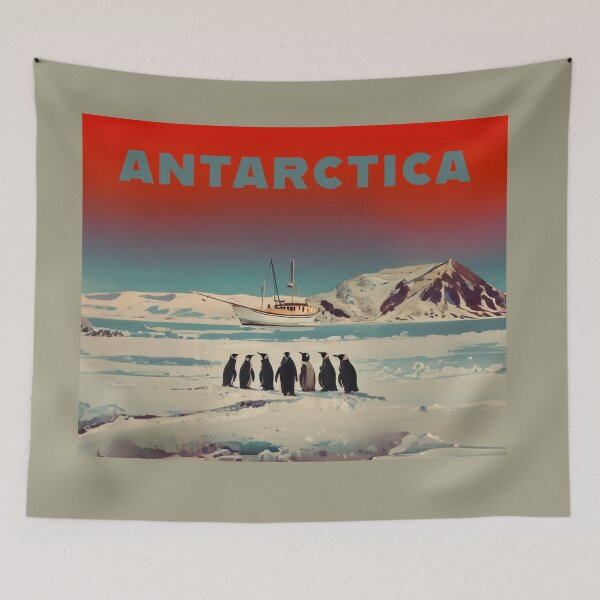Item preview, ANTARCTICA RETRO STYLE DESIGN designed and sold by La Loca.