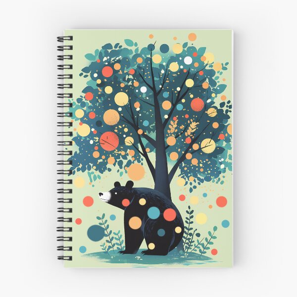 Item preview, Vibrant Trees Cute Bear designed and sold by NosandEdgy.