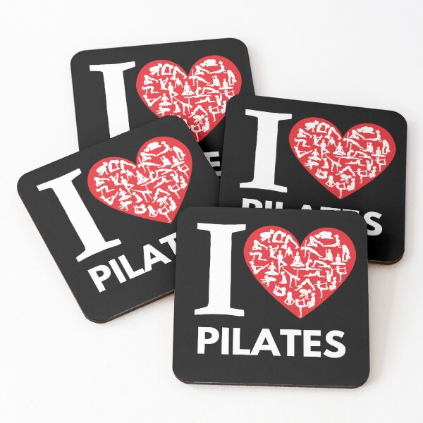 Item preview, I Love PILATES poses designed and sold by DivineMovement.