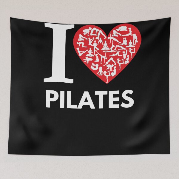 Item preview, I Love PILATES poses designed and sold by DivineMovement.