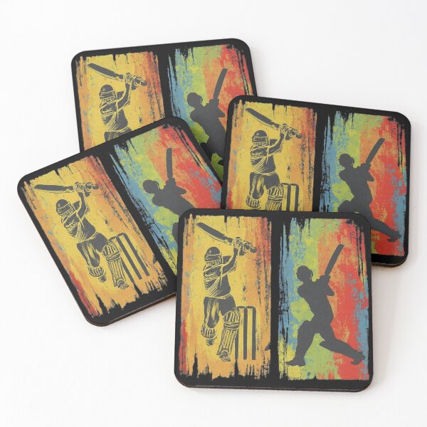 Item preview, Cricket Batsman and Bowler Urban Art designed and sold by SportsT-Shirts.