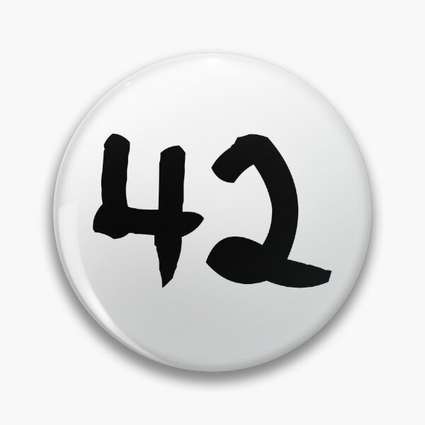 Item preview, 42, forty-two, black, ninja designed and sold by Numbers-Art.