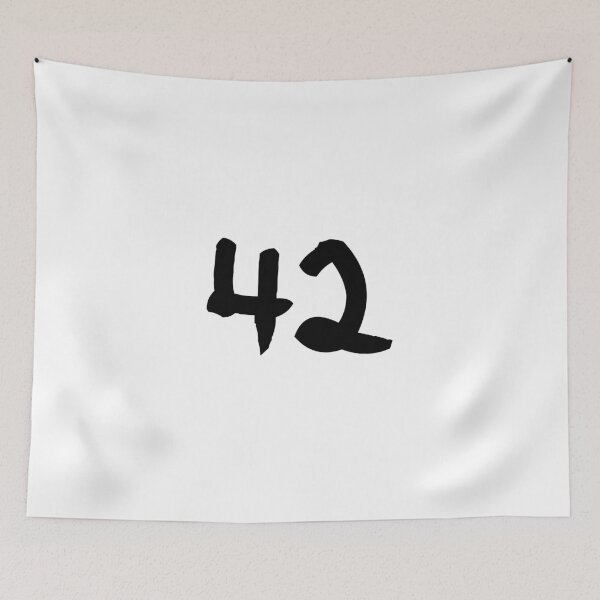 Item preview, 42, forty-two, black, ninja designed and sold by Numbers-Art.