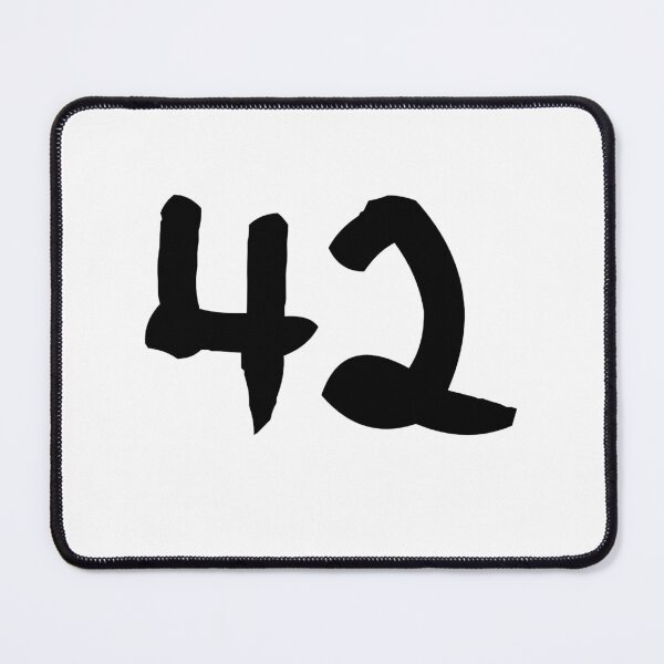 Item preview, 42, forty-two, black, ninja designed and sold by Numbers-Art.