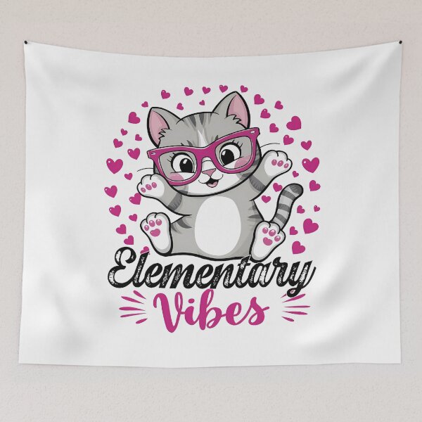 Item preview, Elementary Grade Vibes Cute Cat Student Teacher Back To School  designed and sold by Smix Pixels.