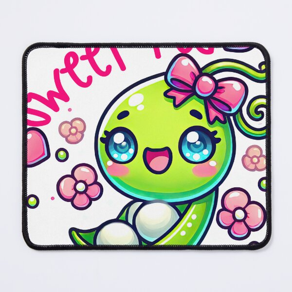Item preview, Kawaii Sweet Pea Cute Happy Pink Hearts Adorable designed and sold by KawaiiCherryPie.