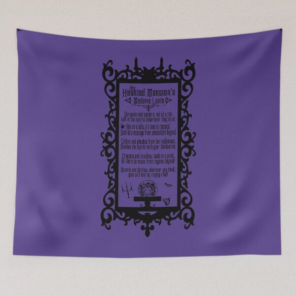 Item preview, Madame Leota Purple-Black designed and sold by TheCaliGirls.