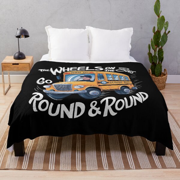 Item preview, the wheels on the Bus Go Round And Round ? Student Back To School  designed and sold by Smix Pixels.