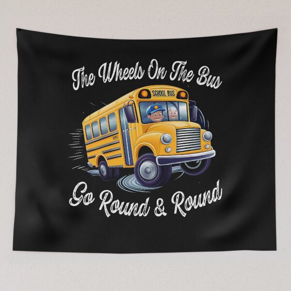Item preview, Copy of the wheels on the Bus Go Round And Round ? Student Back To School  designed and sold by Smix Pixels.