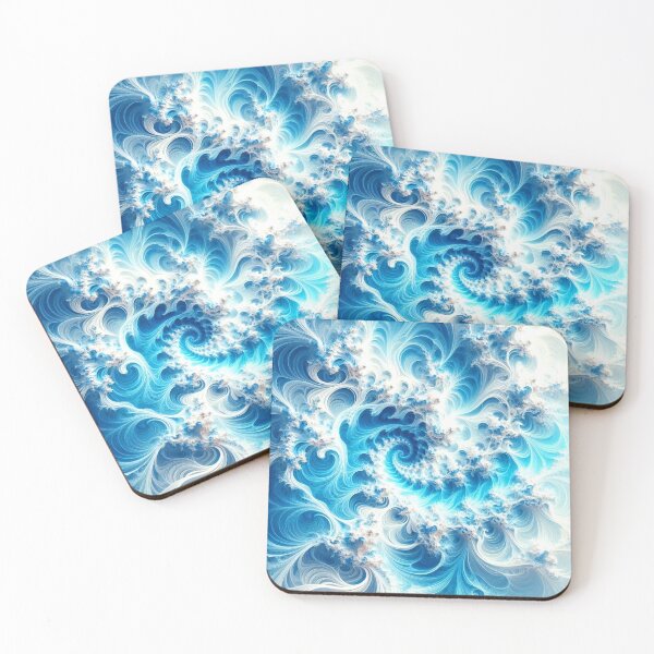 Item preview, Baby Blue Fractal designed and sold by connie campbell.