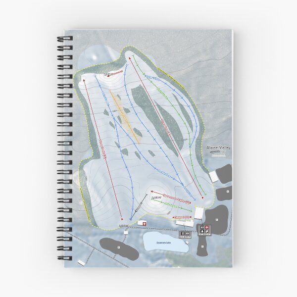 Item preview, Alpine Valley Resort Trail Map designed and sold by Mapsynergy.