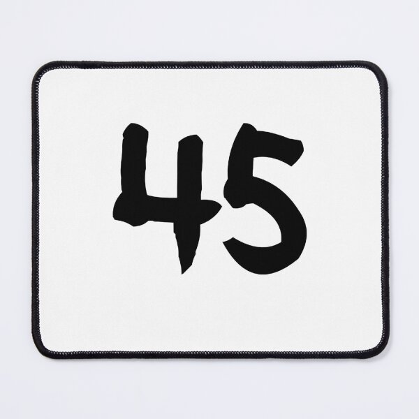 Item preview, 45, forty-five, black, ninja designed and sold by Numbers-Art.
